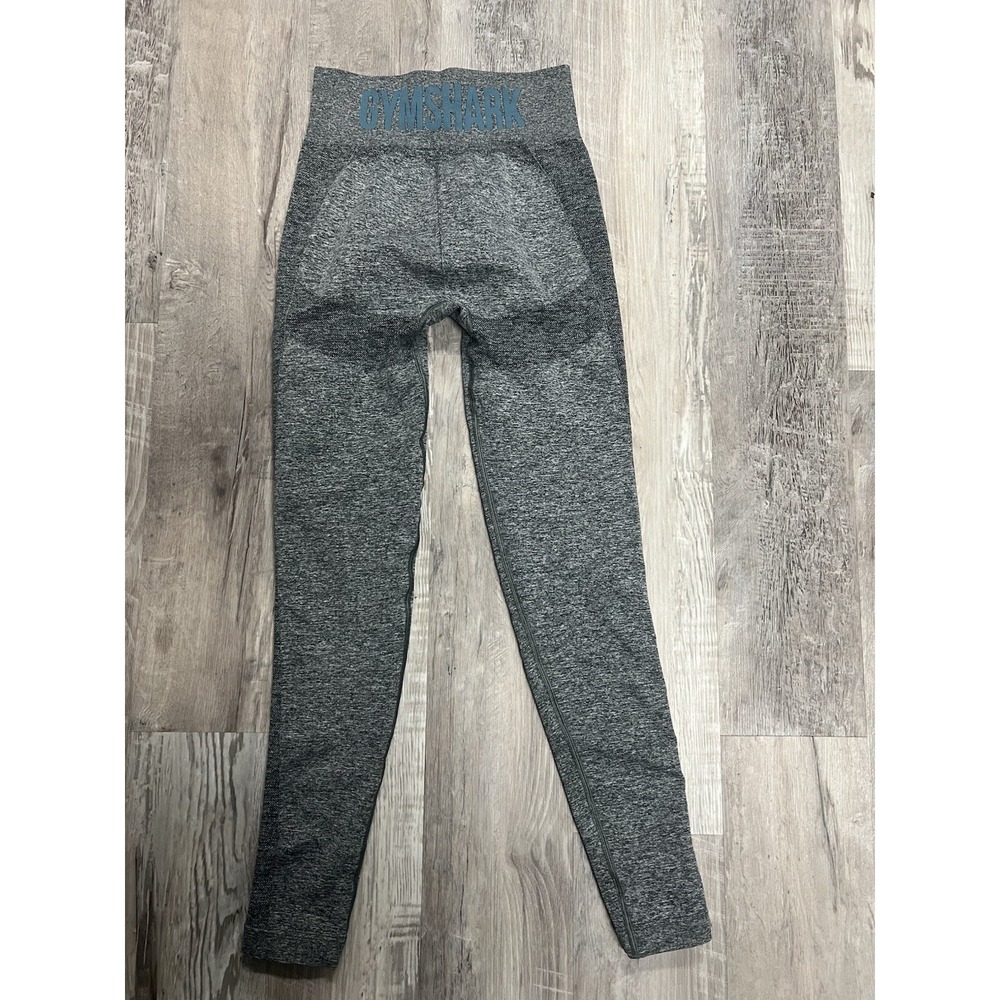 Gymshark‎ Womens Medium Blue Heather Leggings High Waisted - Picture 2 of 8